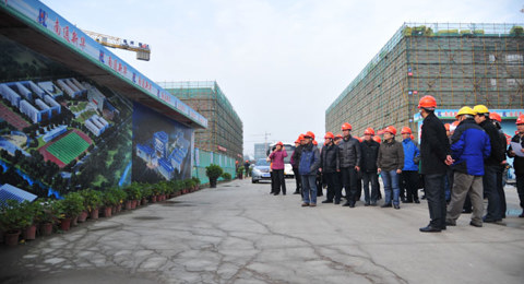 我校教职工代表参观买球（中国）新建校区