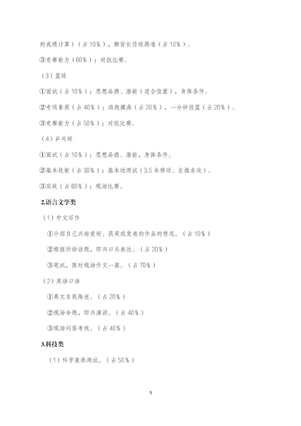 买球开户2025年特长生招生简章_04